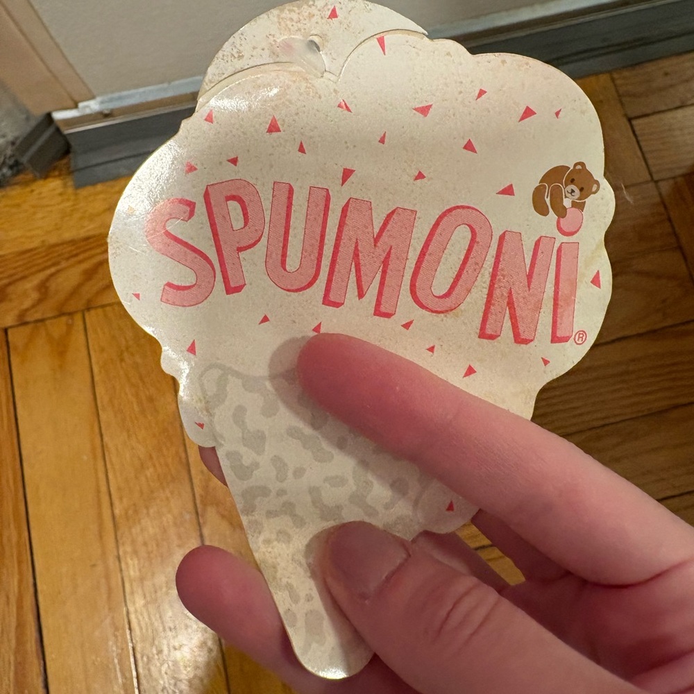 NWT Vintage 80s Spumoni All Over Print Puffy Teddy Bear Sweatshirt - Picture 3 of 6